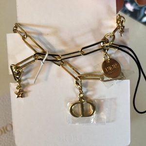 Dior Gold Charm Bracelet